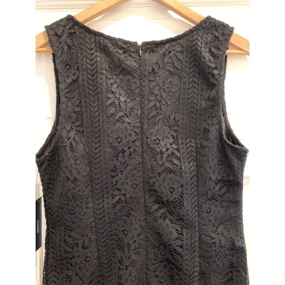 Lulu's NWT Sleeveless Black Lace Mini Cocktail Party Dress L - Picture 5 of 8